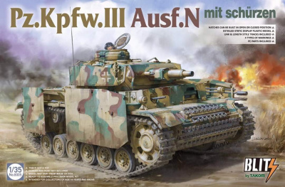 Pz.Kpfw.III Ausf.N mit schürzen 1/35 - Takom