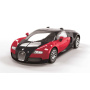 Quick Build auto J6020 - Bugatti Veyron - červená - Airfix