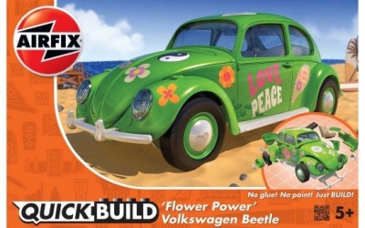 Quick Build auto J6031 - QUICKBUILD VW Beetle Flower-Power