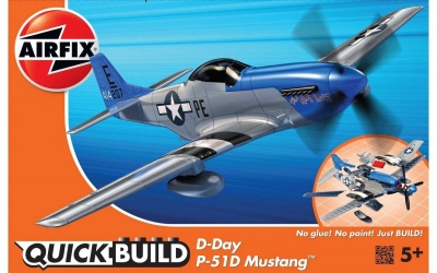 Quick Build letadlo J6046 - D-Day P-51D Mustang - Airfix