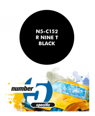 R NineT Black  Paint for Airbrush 30 ml - Number 5