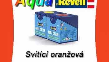 Revell Aqua Color 25 Matná Svítící oranžová