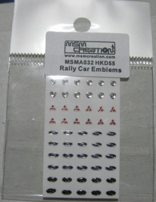Rally Car Emblems 1/24 - MSM Creation