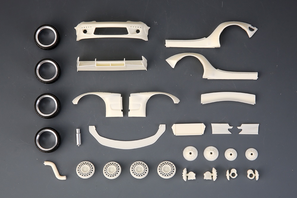 RB Mazda RX-7 Wide Body Kit For Tamiya RX-7 Kit 24116 (Resin+PE+Metal parts  +Decals)(HD03-0512) - Hobby Design