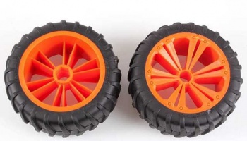 REVELL - REVELLUTIONS (47032) - Set 2x Wheel for Monster, orange