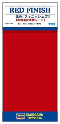 Red Finish 90 mm x 200 mm  - Hasegawa