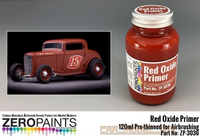 Red Oxide Primer 120ml for Airbrushing - Zero paints