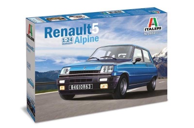 Renault 5 Alpine (1:24) Model Kit 3651 - Italeri