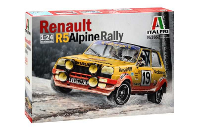 RENAULT R5 ALPINE RALLY (1:24) Model Kit 3652 - Italeri
