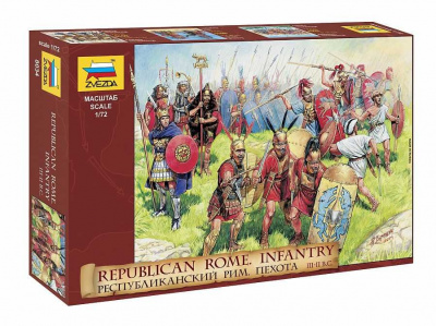 Republican Rome Infantry (RR) (1:72) Model Kit figurky 8034 - Zvezda