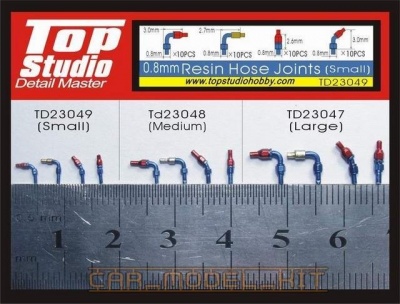 Resin Hose Joints (Small) 0.8mm - Top Studio