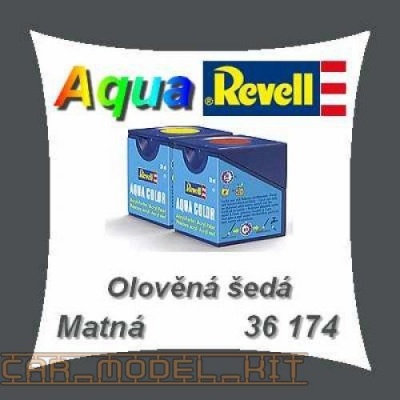 Revell Aqua Color 74 Matná Olověná šedá