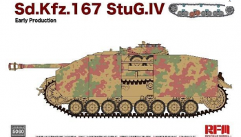 SLEVA 20%  DISCOUNT - Sd.Kfz.167 StuG.IV Early Production w/workable track links, without interior 1/35 - RFM