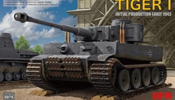 SLEVA 270,-Kč Discount 22% - Tiger I Initial Production Early 1943 1/35 - R.F.M.