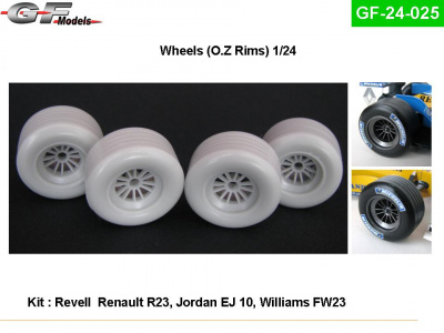 Rims OZ R23, FW23, EJ10 for Revell 1:24 - GF Models