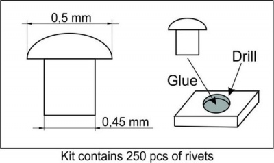 Rivet 0,4mm