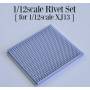 Rivet Set [ for 1/12 scale XJ13 ] 1/12scale - Model Factory Hiro
