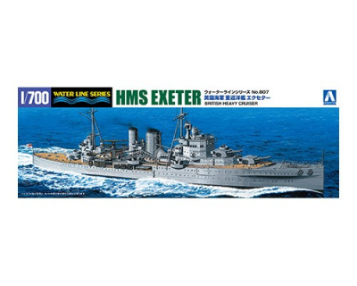 Royal Navy Heavy Cruiser HMS Exeter 1/700 - Aoshima