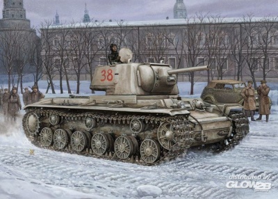 Russian KV -1'S Ehkranami tank in 1:48 - Hobby Boss