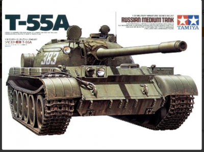 Russian Medium Tank T-55A (1:35) - Tamiya
