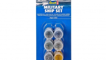 Sada barev Aqua Color 6x5ml- Military Ship Set - Revell