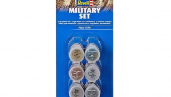 Sada barev Aqua Color 6x5ml  - Military Set - Revell