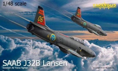 SAAB J32B Lansen fighter 1/48 - Tarangus