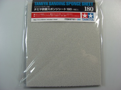 Sanding Sponge Sheet 180 - Tamiya