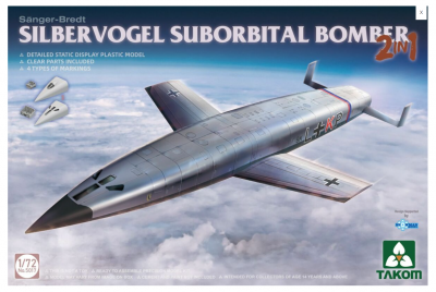 Sänger-Bredt Silbervogel Suborbital Bomber 1/72  - Takom