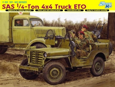 SAS 1/4-TON 4X4 TRUCK ETO (1:35) - Dragon