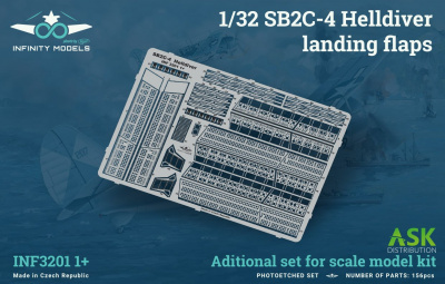 SB2C-4 Helldiver landing flaps 1/32 - Infinity Models