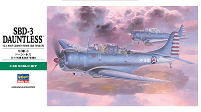 SBD-3 Dauntless (1:48) - Hasegawa