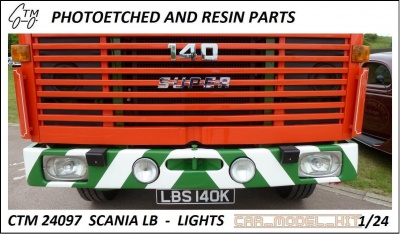 Scania LB 110/140 lights - Czech Truck Model