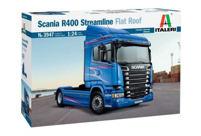SCANIA R400 STREAMLINE Flat Roof (1:24) Model Kit Truck 3947 - Italeri