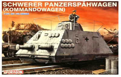 Schwerer Panzerspähwagen (Kommandowagen) (s.SP) 1:35 - Dragon