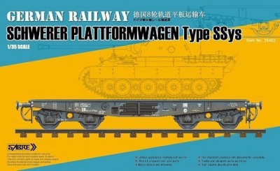Schwerer Plattformwagen Type SSys German Railway 1/35 - Sabre Model