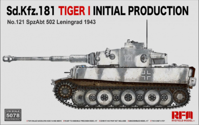 Sd.Kfz.181 Tiger I Initial Production No.121 SpzAbt. 502 Leningrad 1943 1/35 - RFM