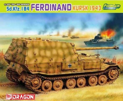 Sd.Kfz. 184 FERDINAND KURSK 1943 (PREMIUM EDITION) (1:35) Model Kit military 6495 - Dragon