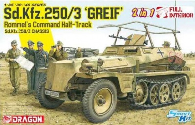 Sd.Kfz.250/3 “Greif” (2 in 1) (1:35) Model Kit military 6911 - Dragon