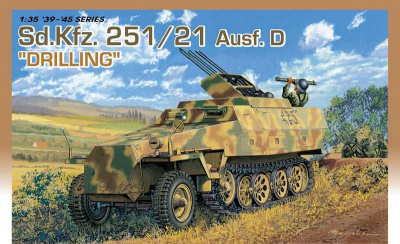 Sd.Kfz.251/21 Ausf.D DRILLING (1:35) Model Kit military 6217 - Dragon