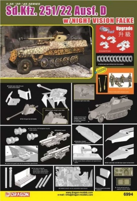 Sd.Kfz.251/22 w/NIGHT VISION FALKE (1:35) - Dragon