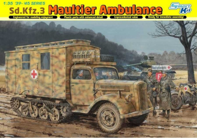 Sd.Kfz.3 Maultier Ambulance (Smart Kit) (1:35) Model Kit military 6766 - Dragon