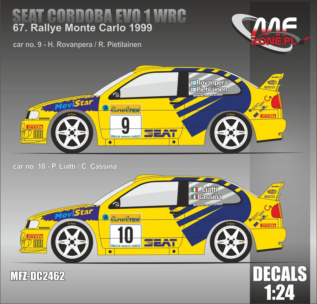 Seat Cordoba EVO I WRC MFZoneSLEVASALE10