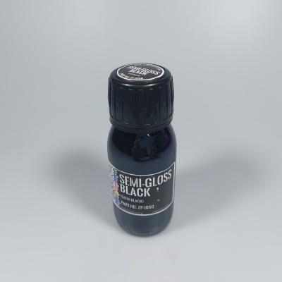 Semi Gloss Black Paint 60ml - Zero Paints