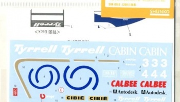 Tyrrell 021 1993 1:24 - Shunko Models