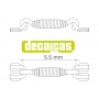 Short springs for exhausts - Type 1 1/12 - Decalcas