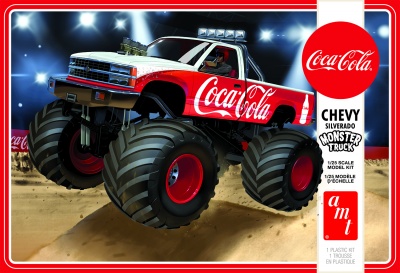 SILVERADO MONSTER TRUCK COCA-COLA 1988 CHEVY 1:25 - AMT