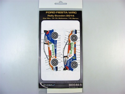 SLEVA 10%  DISCOUNT - Ford Fiesta WRC Rally Sweden 2014 1/24  - MF-Zone