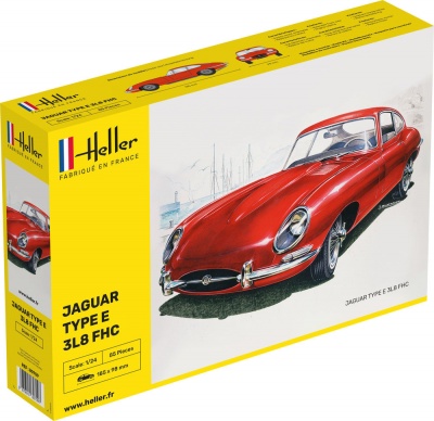 SLEVA 11% DISCOUNT - Jaguar E 3L8 FHC 1/24 - Heller