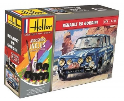 SLEVA 141,-Kč 20%DISCOUNT - Renault R8 Gordini Model set 1/24 - Heller